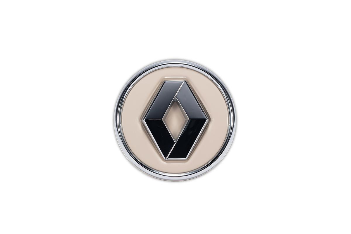Stredová krytka Renault – biela