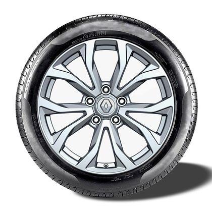 Hliníkový disk Tiraka 17" – striebrosivý
